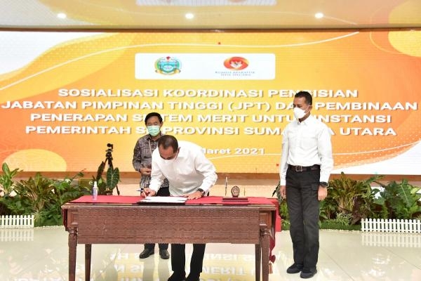 Gubernur Edy Rahmayadi Komitmen Membangun dan Menerapkan Sistem Merit di Pemprov Sumut